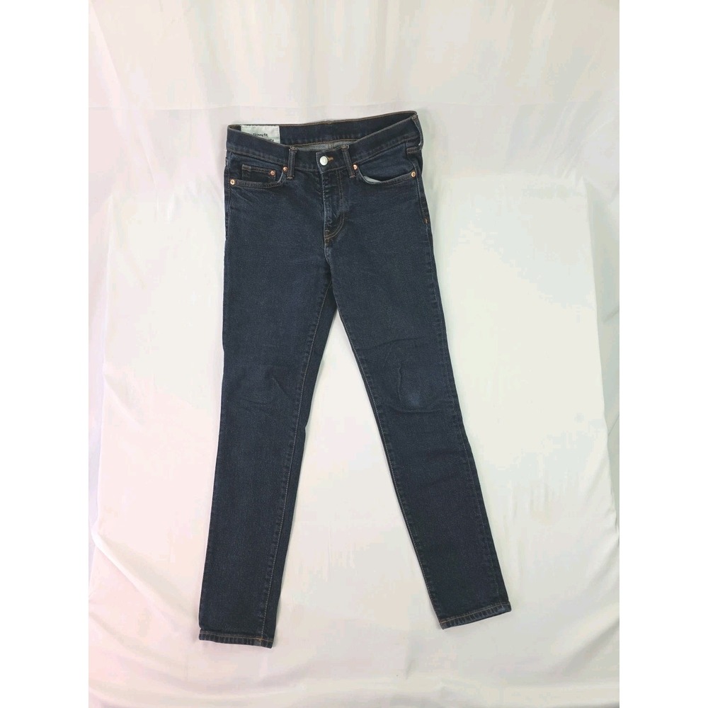 H & M Skinny Coupe Moulante Denim Jeans Womens 30/32 Blue